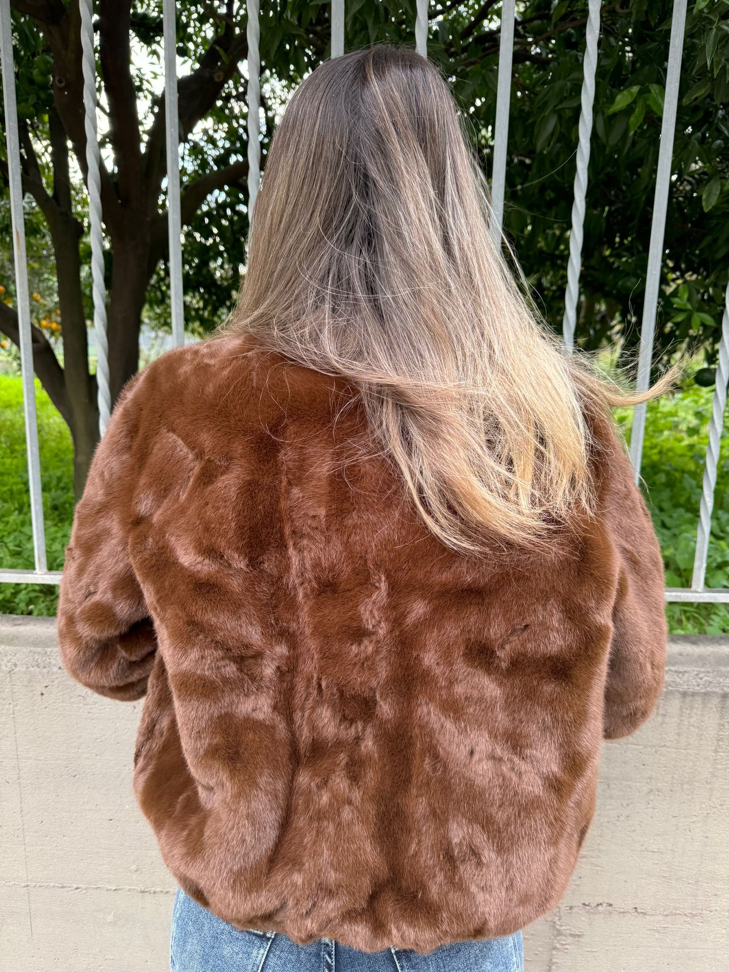 FauxFur Chic Winterjacke