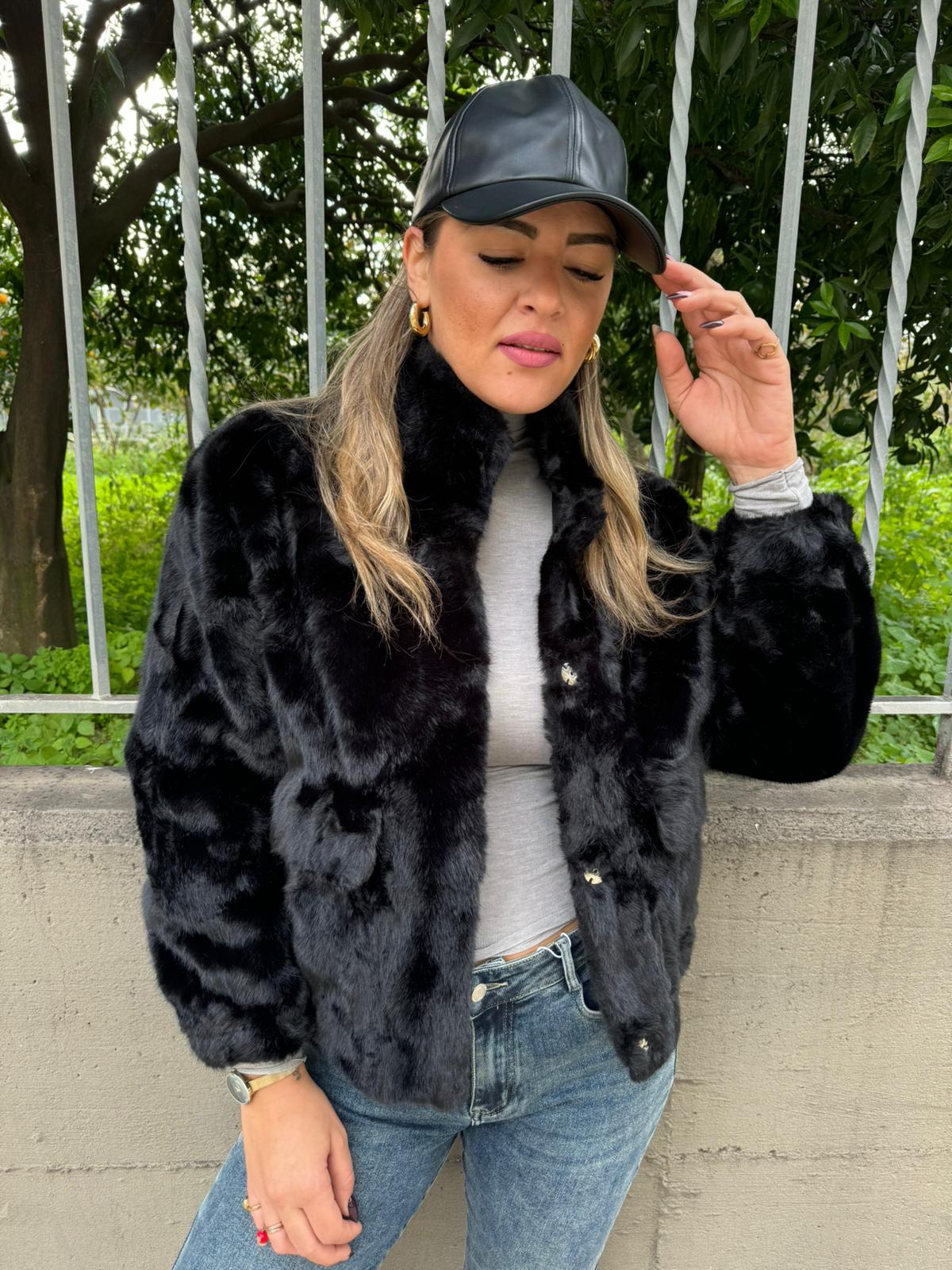 FauxFur Chic Winterjacke