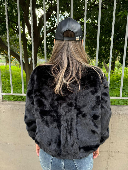 FauxFur Chic Winterjacke