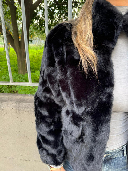 FauxFur Chic Winterjacke