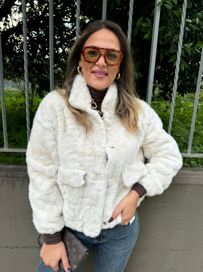 FauxFur Chic Winterjacke