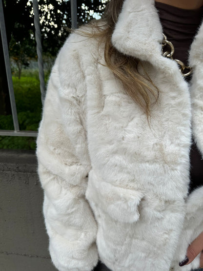 FauxFur Chic Winterjacke