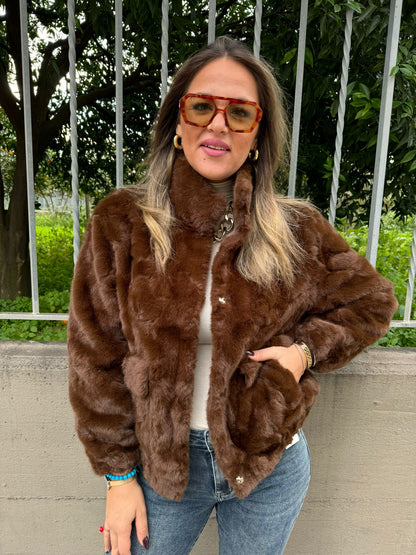 FauxFur Chic Winterjacke