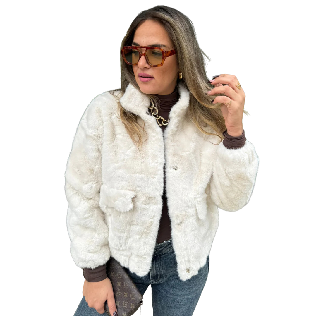 FauxFur Chic Winterjacke