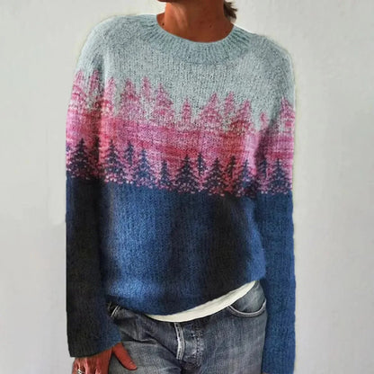 Sylva Waldinspirierter Strickpullover